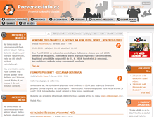 Tablet Screenshot of prevence-info.cz